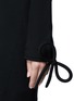 Detail View - Click To Enlarge - BALENCIAGA - Bow cuff silk cady dress