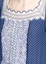 Detail View - Click To Enlarge - CHLOÉ - Mix polka dot lace insert dress