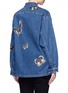 Back View - Click To Enlarge - VALENTINO GARAVANI - Embroidered butterfly appliqué denim shirt jacket