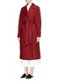 Front View - Click To Enlarge - THE ROW - 'Swells' belted cotton coat