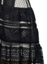 Detail View - Click To Enlarge - ALICE & OLIVIA - 'Wendie' geometric embroidery boat neck dress