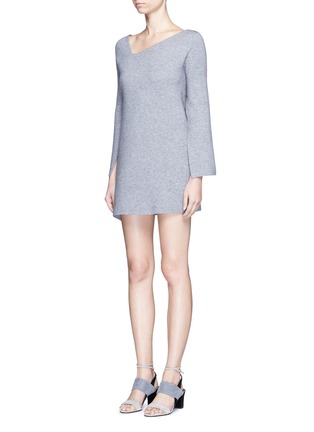 Front View - Click To Enlarge - C/MEO COLLECTIVE - 'Break Free' asymmetric knit dress