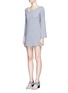 Front View - Click To Enlarge - C/MEO COLLECTIVE - 'Break Free' asymmetric knit dress