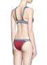 Back View - Click To Enlarge - KIINI - 'Soley' crochet trim triangle bikini top