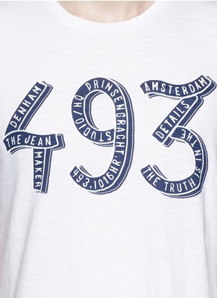 Detail View - Click To Enlarge - DENHAM - '493' print cotton T-shirt