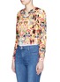 Front View - Click To Enlarge - ALICE & OLIVIA - 'Kidman' mix embroidery jacket