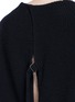 Detail View - Click To Enlarge - HELMUT LANG - Belted open back cotton-cashmere sweater