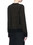 Back View - Click To Enlarge - GIVENCHY - Star logo print wool-cashmere sweater