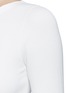 Detail View - Click To Enlarge - THEORY - 'Uleera' one-shoulder crepe knit top