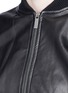 Detail View - Click To Enlarge - HELMUT LANG - Lambskin leather bomber jacket