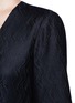 Detail View - Click To Enlarge - THE ROW - 'Muan' wavy leaf cloqué cashmere-silk coat