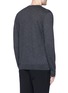 Back View - Click To Enlarge - ALEXANDER MCQUEEN - Skull embroidery cashmere sweater