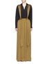 Main View - Click To Enlarge - LANVIN - Knotted suspender crepe maxi skirt