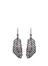 Main View - Click To Enlarge - ERICKSON BEAMON - 'Frequent Flyer' Swarovski crystal pavé feather earrings