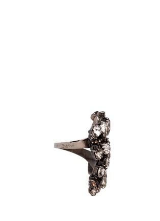 Figure View - Click To Enlarge - ERICKSON BEAMON - 'Frequent Flyer' Swarovski crystal statement ring