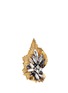 Main View - Click To Enlarge - ERICKSON BEAMON - 'Milky Way' 24k gold plated brass Swarovski crystal leaf ring