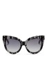 Main View - Click To Enlarge - LINDA FARROW DESIGNERS COLLECTION - x Erdem lace print acetate cat eye sunglasses