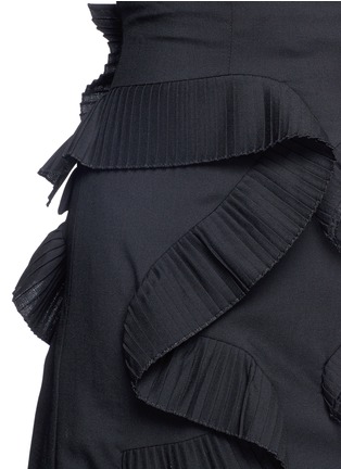 Detail View - Click To Enlarge - 72951 - 'Tremble' pleat ruffle trim skirt