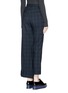 Back View - Click To Enlarge - 72951 - 'Wide and Slim' plaid check pants