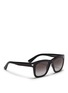 Figure View - Click To Enlarge - VALENTINO GARAVANI - 'Rockstud' square frame acetate sunglasses