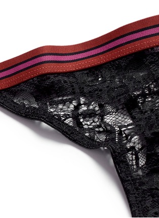 Detail View - Click To Enlarge - 72930 - 'Room Service' lace thong