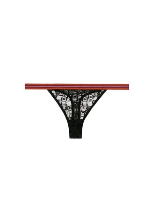 Main View - Click To Enlarge - 72930 - 'Room Service' lace thong