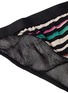Detail View - Click To Enlarge - 72930 - 'Wild Rose' stripe glitter lamé tanga briefs