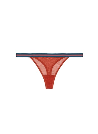 Main View - Click To Enlarge - 72930 - 'Room Service' lace thong