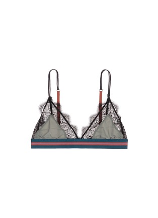 Main View - Click To Enlarge - 72930 - 'Love Lace' eyelash lace crepe bralette