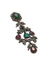  - AISHWARYA - Diamond gemstone 14k gold silver drop earrings