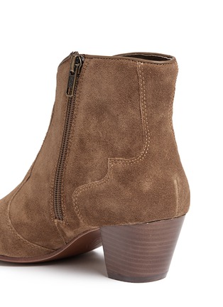 Detail View - Click To Enlarge - ASH - 'Hurrican' suede cowboy ankle boots