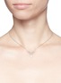 Detail View - Click To Enlarge - MESSIKA - 'Queen V PM' diamond 18k white gold necklace
