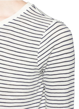 Detail View - Click To Enlarge - VINCE - Feeder stripe long sleeve T-shirt