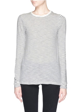 Main View - Click To Enlarge - VINCE - Feeder stripe long sleeve T-shirt