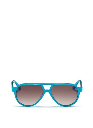 Main View - Click To Enlarge - SONS + DAUGHTERS - 'Rocky' kids acetate aviator sunglasses