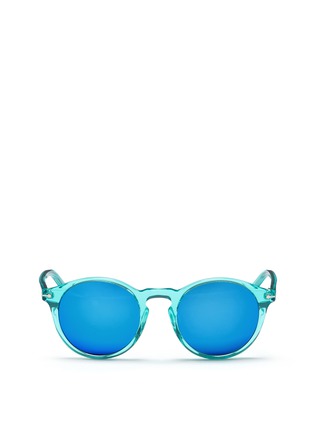 Main View - Click To Enlarge - SONS + DAUGHTERS - 'Clark Sun' kids round acetate mirror sunglasses