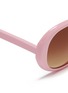 Detail View - Click To Enlarge - SONS + DAUGHTERS - 'Jackie' kids oversize acetate sunglasses
