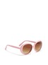 Figure View - Click To Enlarge - SONS + DAUGHTERS - 'Jackie' kids oversize acetate sunglasses