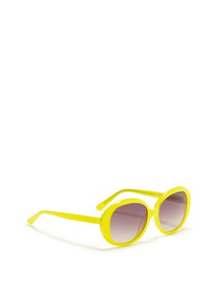 Figure View - Click To Enlarge - SONS + DAUGHTERS - 'Jackie' kids oversize acetate sunglasses