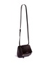 Figure View - Click To Enlarge - GIVENCHY - 'Pandora Box' mini saffiano patent leather bag