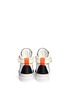 Back View - Click To Enlarge - GIVENCHY - 'Tyson' colourblock high top leather sneakers