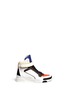 Main View - Click To Enlarge - GIVENCHY - 'Tyson' colourblock high top leather sneakers