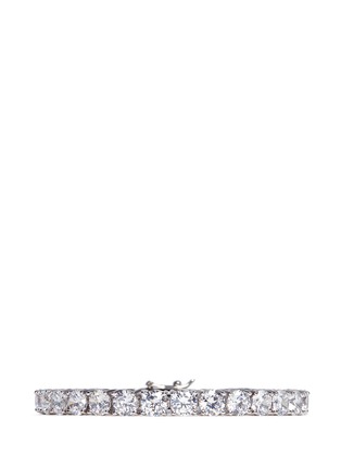Main View - Click To Enlarge - CZ BY KENNETH JAY LANE - Brilliant cut cubic zirconia tennis bracelet