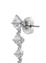 Detail View - Click To Enlarge - CZ BY KENNETH JAY LANE - Graduating brilliant cut cubic zirconia earrings