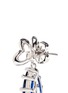 Detail View - Click To Enlarge - CZ BY KENNETH JAY LANE - Pavé bow stud pear cut cubic zirconia earrings
