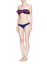 Figure View - Click To Enlarge - LISA MARIE FERNANDEZ - 'Natalie' flounce bikini set