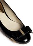 Detail View - Click To Enlarge - MICHAEL KORS - 'Kiera' bow textured patent leather pumps