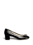 Main View - Click To Enlarge - MICHAEL KORS - 'Kiera' bow textured patent leather pumps