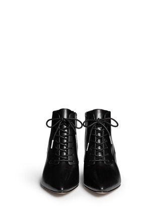 Figure View - Click To Enlarge - MICHAEL KORS - 'Talulah' leather lace-up booties