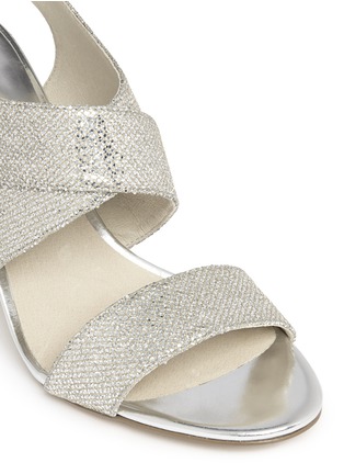 Detail View - Click To Enlarge - MICHAEL KORS - 'Joselle' strap glitter sandals